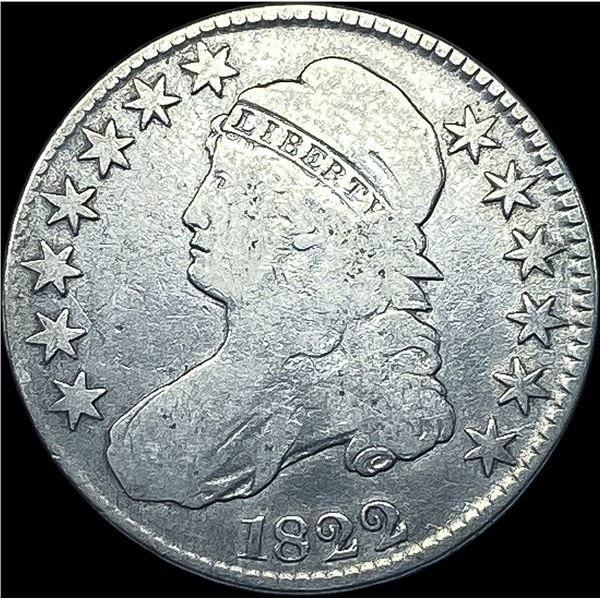 1822 Capped Bust Half Dollar NICELY CIRCULATED