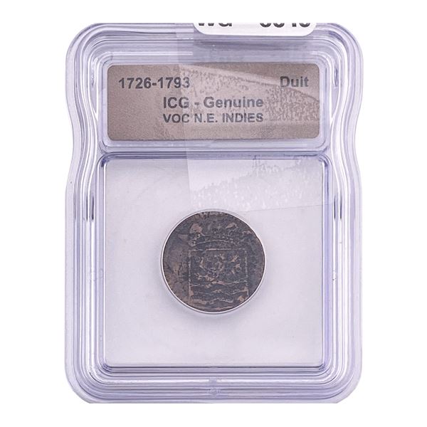 1726-1793 VOV N.E. INDIES Duit ICG Genuine