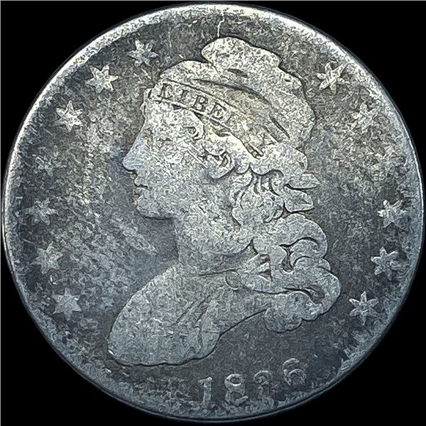 1836 Capped Bust Half Dollar NICELY CIRCULATED