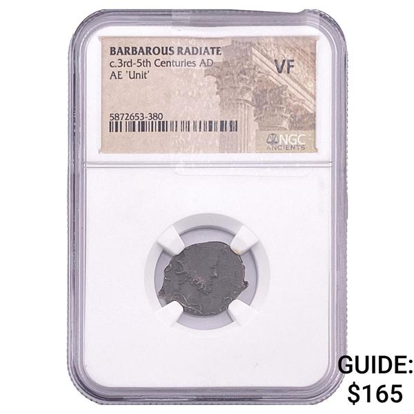 Barbarous Radiate c.3rd-5th Centuries AD AE 'Unit' NGC VF