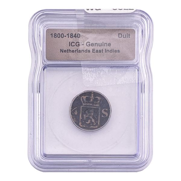 1800-1840 Netherlands East Indies ICG Genuine