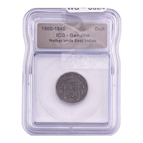 1800-1840 Netherlands East Indies ICG Genuine