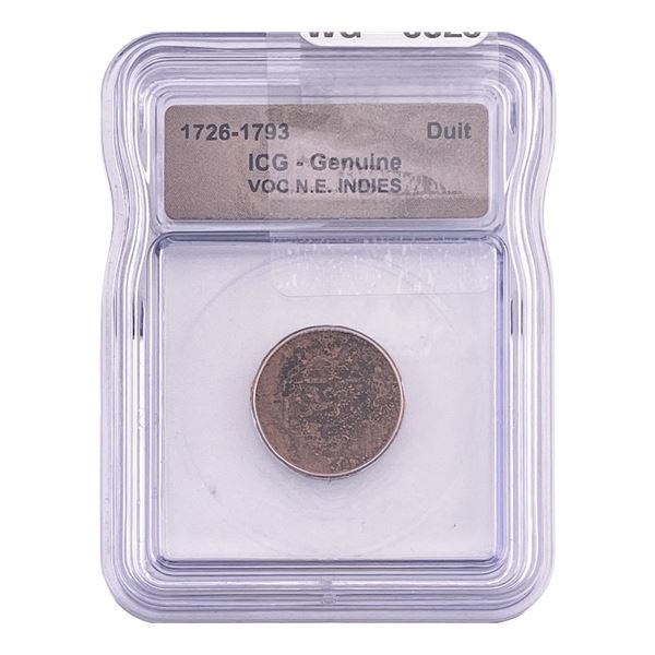 1726-1793 VOV N.E. INDIES Duit ICG Genuine