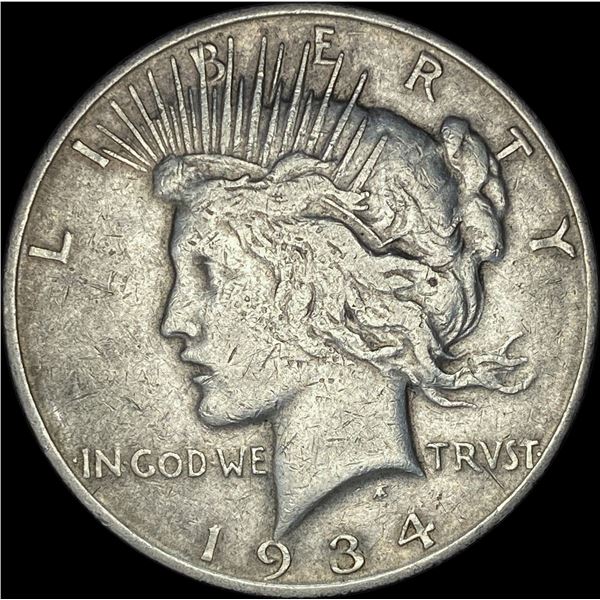 1934-D Silver Peace Dollar CLOSELY UNCIRCULATED