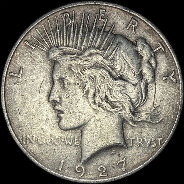 1927-D Silver Peace Dollar CLOSELY UNCIRCULATED
