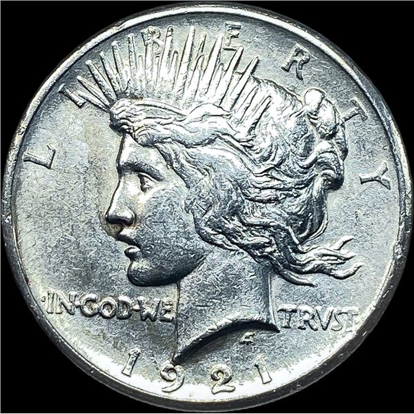 1921 Silver Peace Dollar CLOSELY UNCIRCULATED