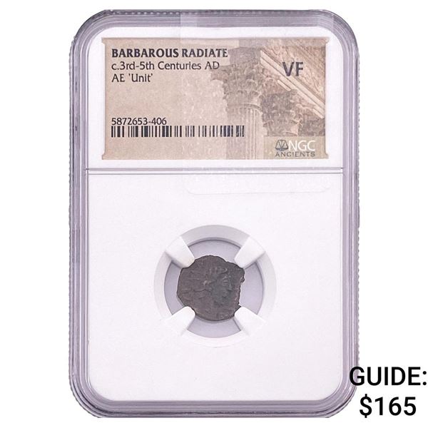 Barbarous Radiate c.3rd-5th Centuries AD AE 'Unit' NGC VF