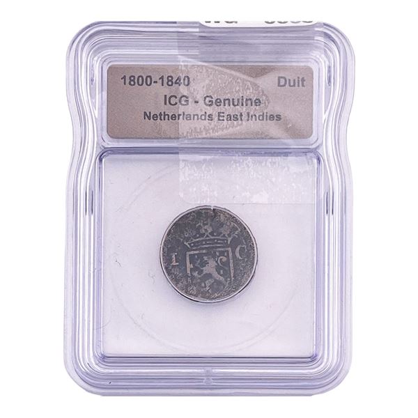 1800-1840 Netherlands East Indies ICG Genuine
