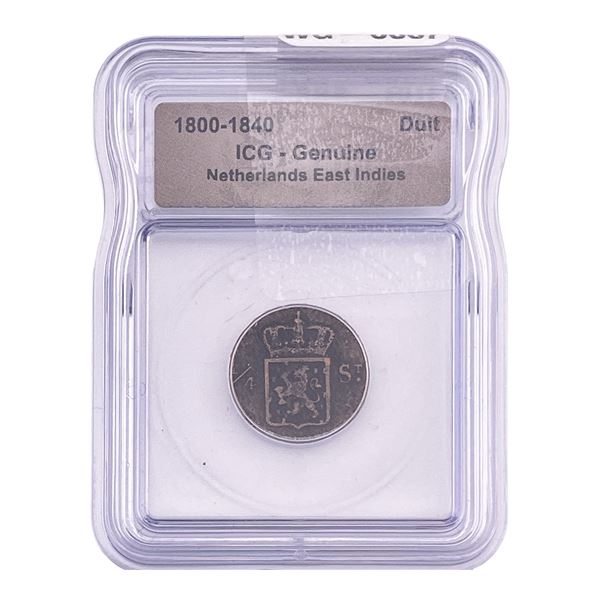 1800-1840 Netherlands East Indies ICG Genuine