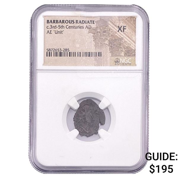 Barbarous Radiate c.3rd-5th Centuries AD AE 'Unit' NGC XF