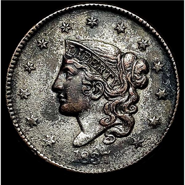 1837 Coronet Head Large Cent CLOSELY  UNCIRCULATED