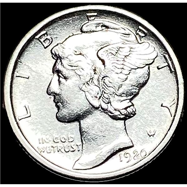 1920-D Silver Mercury Dime CLOSELY  UNCIRCULATED