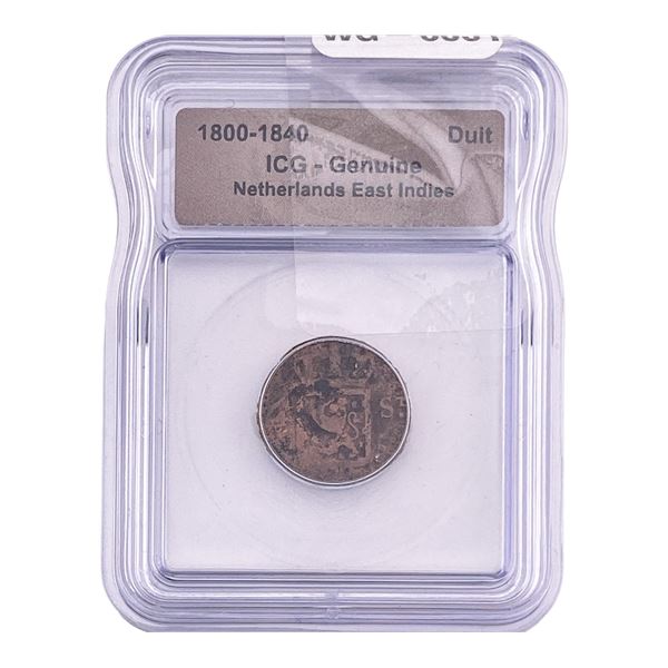 1800-1840 Netherlands East Indies ICG Genuine
