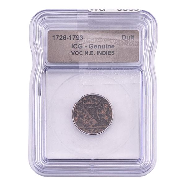 1726-1793 VOV N.E. INDIES Duit ICG Genuine