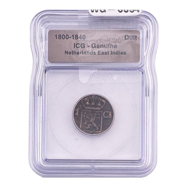 1800-1840 Netherlands East Indies ICG Genuine