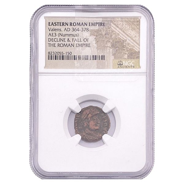 Eastern Roman Valens, AD 364-378 AE3(Nummus) NGC