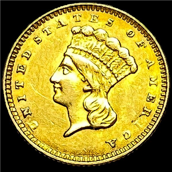 1856 Gold $1 Indian Head Type 3 HIGH GRADE