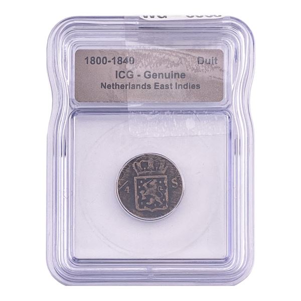 1800-1840 Netherlands East Indies ICG Genuine