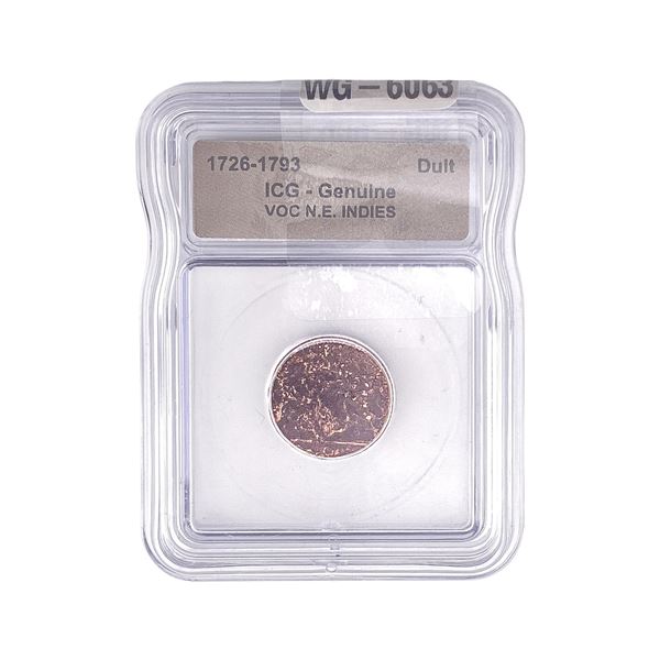 1726-1793 VOV N.E. INDIES Duit ICG Genuine