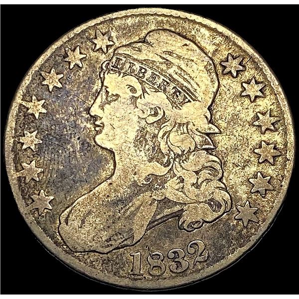 1832 Capped Bust Half Dollar NICELY  CIRCULATED
