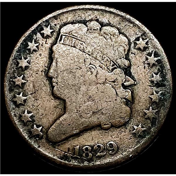 1829 Classic Head Half Cent NICELY CIRCULATED