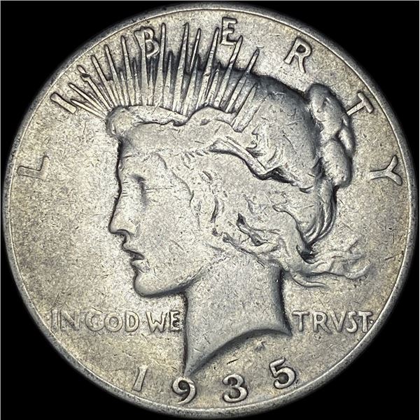 1935 Silver Peace Dollar ABOUT UNCIRCULATED