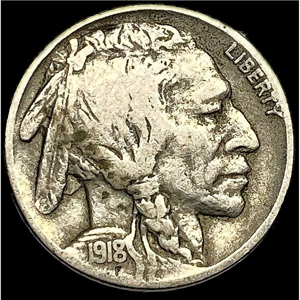 1918-S Buffalo Nickel LIGHTLY CIRCULATED