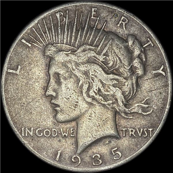 1935 Silver Peace Dollar ABOUT UNCIRCULATED
