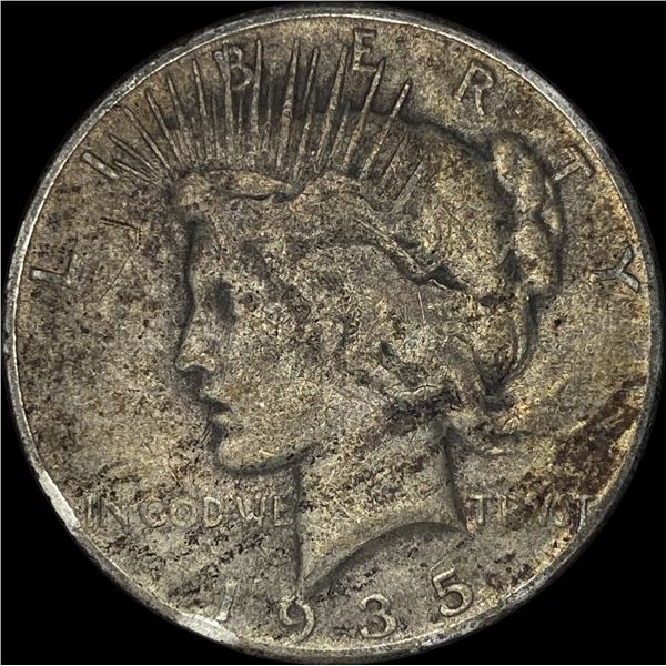 1935 Silver Peace Dollar ABOUT UNCIRCULATED