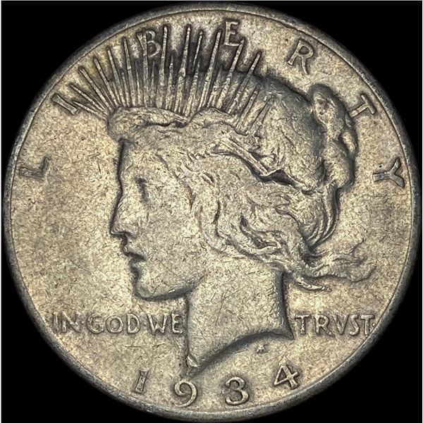 1934 Peace Silver Dollar ABOUT UNCIRCULATED