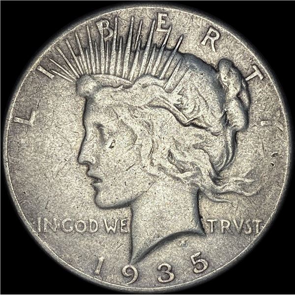 1935 Silver Peace Dollar ABOUT UNCIRCULATED