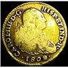 Image 1 : 1802-MI Mexico 1 Escudo .0952oz Gold NICELY CIRCULATED