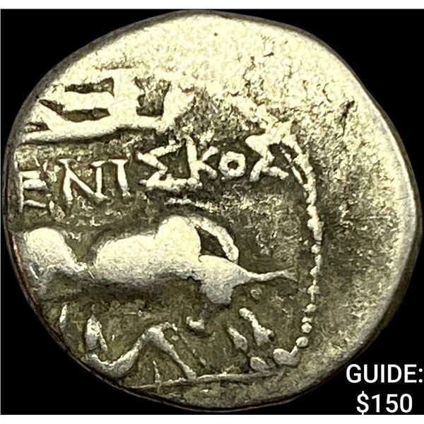 Illyria 260/167-98 BC Silver Drachm NEARLY UNCIRCULATED