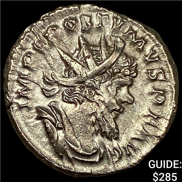 Roman Postumus 260-269 AD Silver Dbl Denararius CHOICE AU