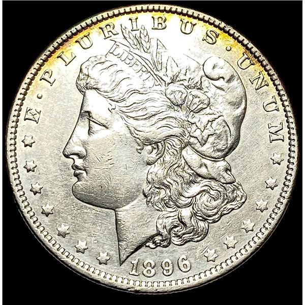 1896-O Silver Morgan Dollar CHOICE AU