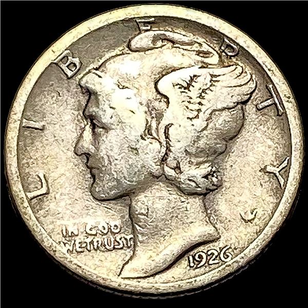 1926-S Silver Mercury Dime LIGHTLY CIRCULATED
