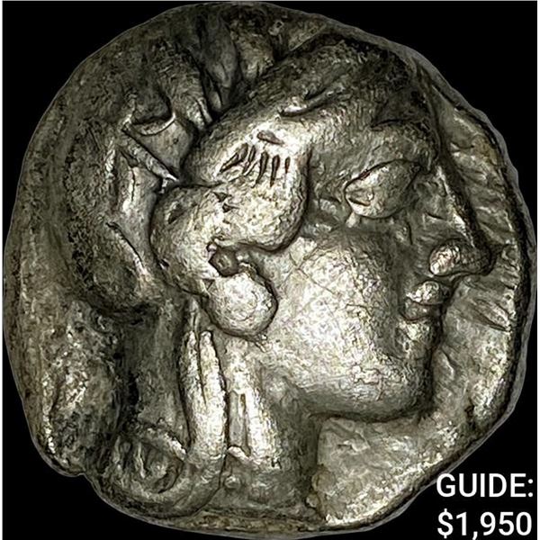 [440-404] BC Attica Athens Silver Owl Tetradrachm NEARLY UNCIRCULATED
