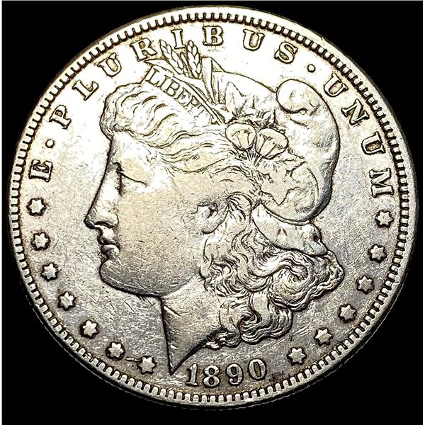 1890-CC Silver Morgan Dollar LIGHTLY  CIRCULATED