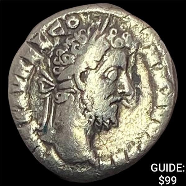 177-192 Roman Commodus Silver Denarius NEARLY UNCIRCULATED