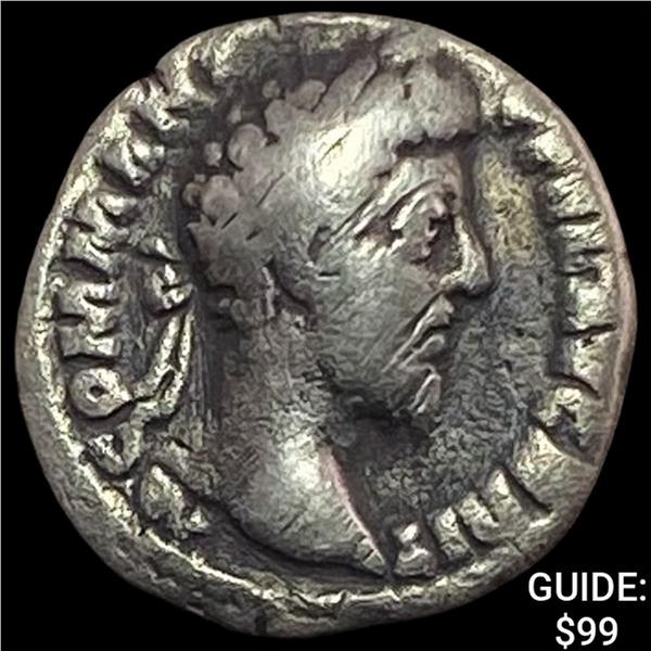 177-192 Roman Commodus Silver Denarius NEARLY UNCIRCULATED