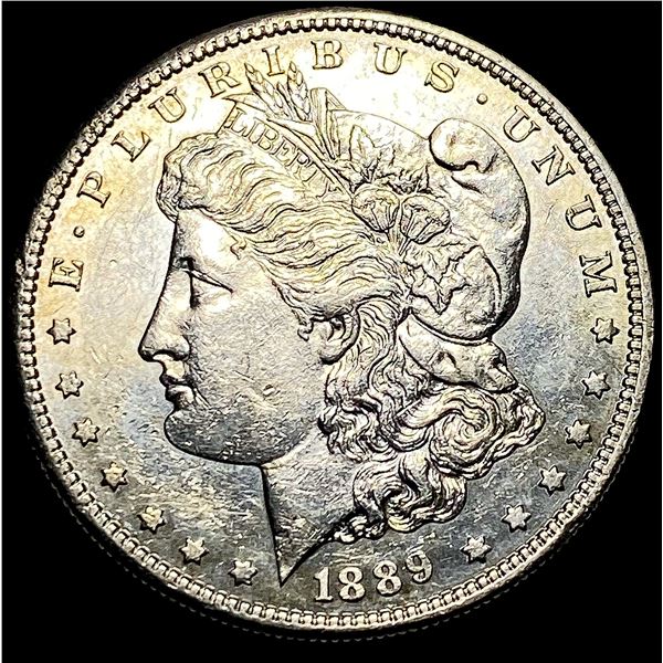 1889-S Silver Morgan Dollar CHOICE AU