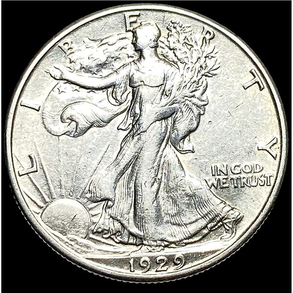 1929-D Silver Walking Liberty Half Dollar  CLOSELY UNCIRCULATED