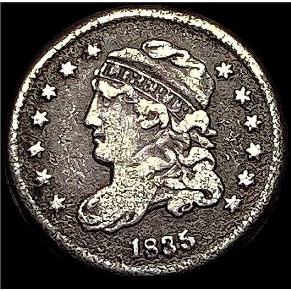 1835 Capped Bust Half Dime LIGHTLY CIRCULATED