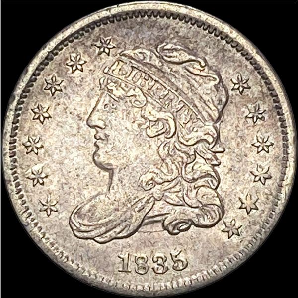 1835 Capped Bust Half Dime CLOSELY  UNCIRCULATED