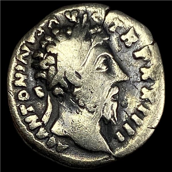 Roman Commodus, 177-192 Silver Denarius NEARLY UNCIRCULATED