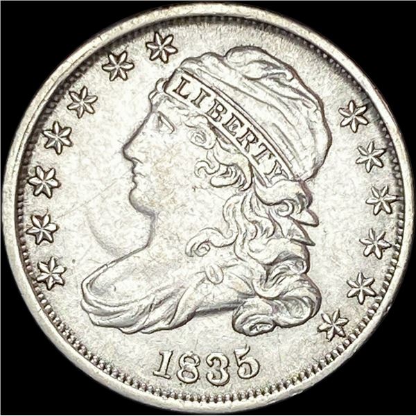 1835 Capped Bust Dime CLOSELY UNCIRCULATED