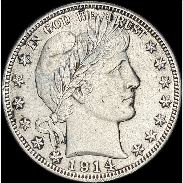 1914-S Barber Half Dollar HIGH GRADE