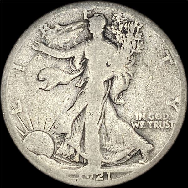 1921-S Walking Liberty Half Dollar NICELY  CIRCULATED