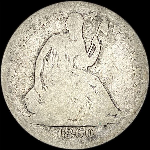 1860-O Seated Liberty Half Dollar NICELY  CIRCULATED
