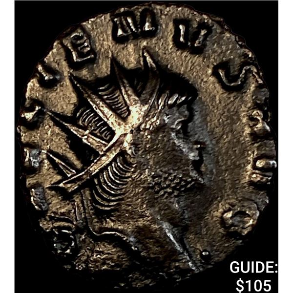 Roman Gallienus 253-268 AD Bronze Dbl Denarius CHOICE AU